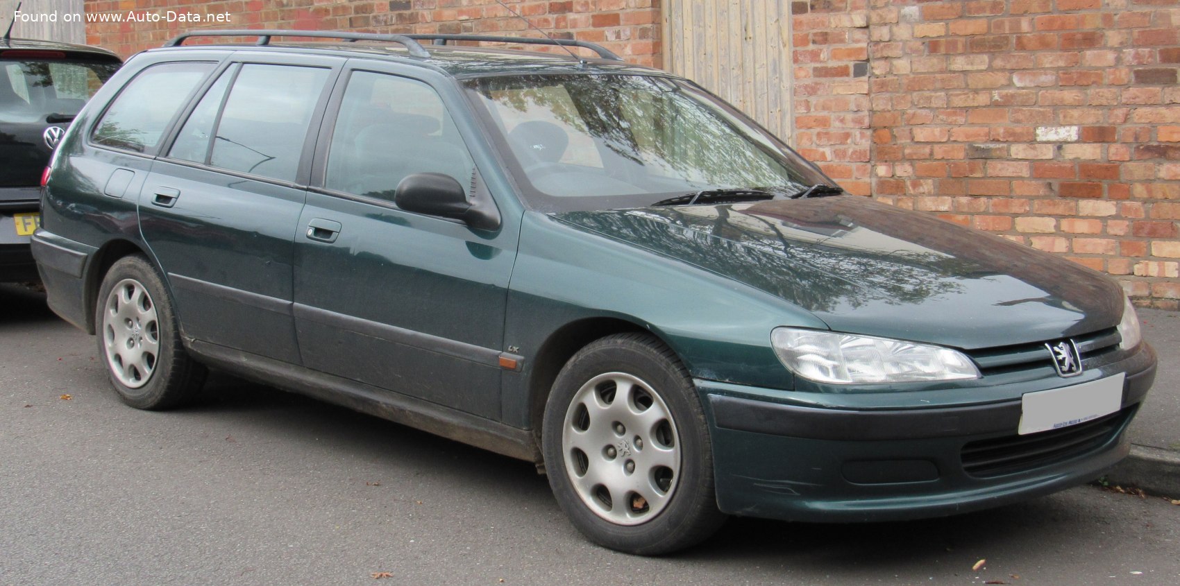 Specifications: Peugeot 406 Break (Phase I, 1996) 1.8 (90 Hp) 1997, 1998, 1999