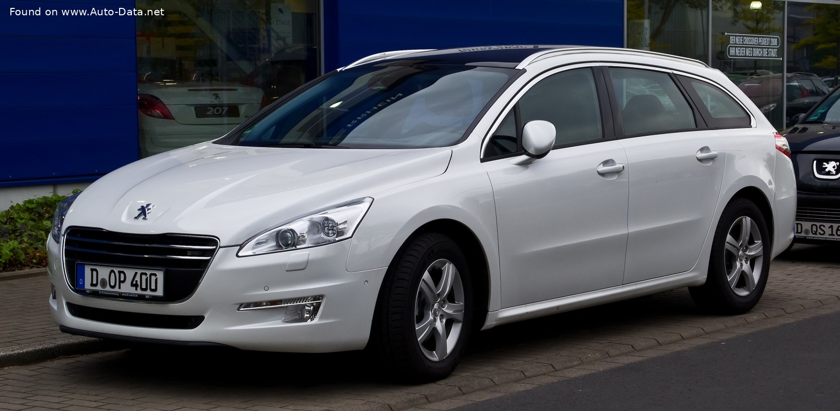 Specifications: Peugeot 508 I SW (Phase I, 2010) 1.6 THP (156 Hp) Automatic 2010, 2011, 2012, 2013, 2014