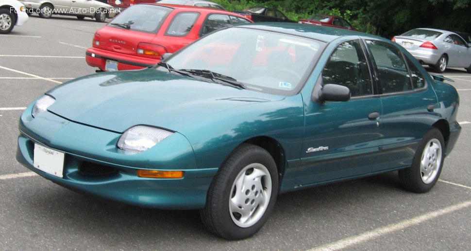 Specifications: Pontiac Sunfire Sedan 2.2i 16V Ecotec (141 Hp) 2002, 2003, 2004, 2005
