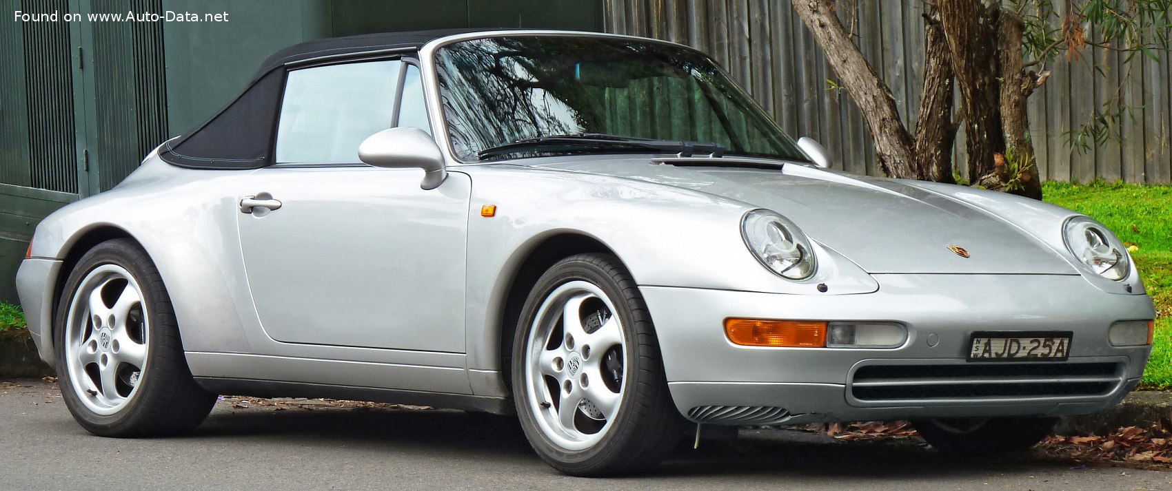 Specifications: Porsche 911 Cabriolet (993) Carrera 4 3.6 (285 Hp) 1995, 1996, 1997