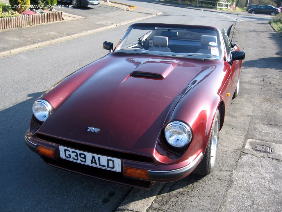 Specifications: TVR S 2.9 (170 Hp) 1988, 1989, 1990, 1991, 1992, 1993, 1994, 1995, 1996