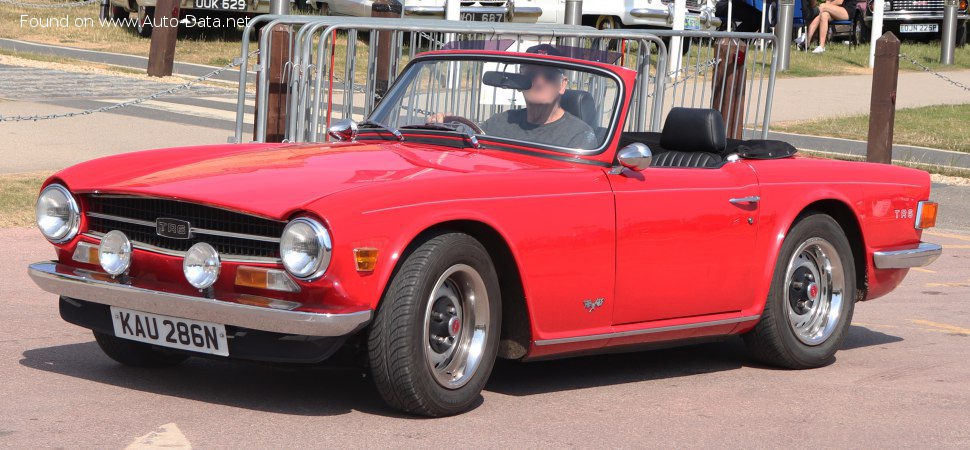 Specifications: Triumph TR 6 2.5 PI (150 Hp) 1968, 1969, 1970, 1971, 1972, 1973, 1974, 1975, 1976