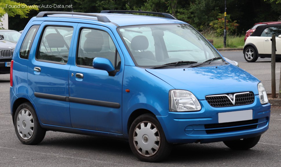Specifications: Vauxhall Agila 1.0 12V (58 Hp) 2000, 2001, 2002, 2003