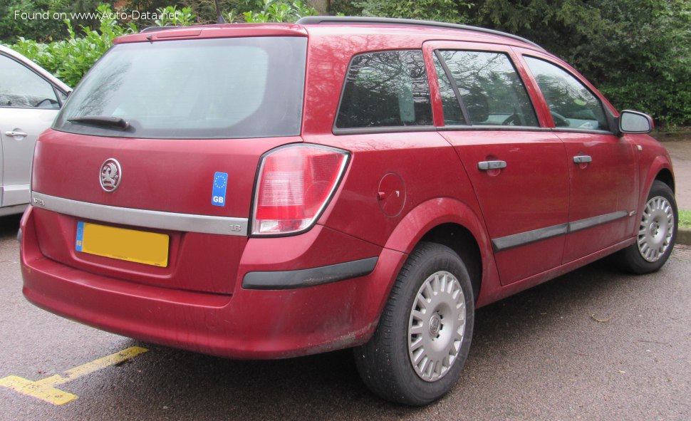 Specifications: Vauxhall Astra Mk V Estate 1.7 CDTi (80 Hp) 2004, 2005, 2006, 2007, 2008, 2009, 2010, 2011