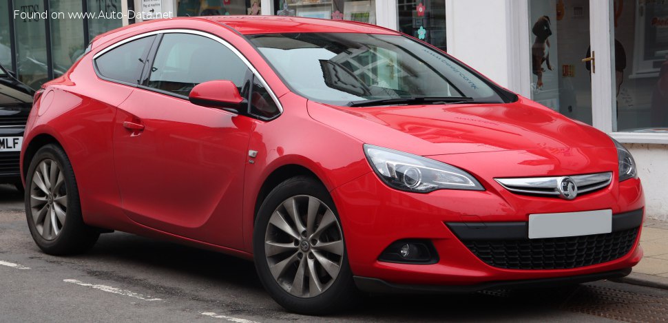 Specifications: Vauxhall Astra Mk VI GTC 1.4 EcoFLEX (140 Hp) Automatic 2011, 2012, 2013, 2014, 2015