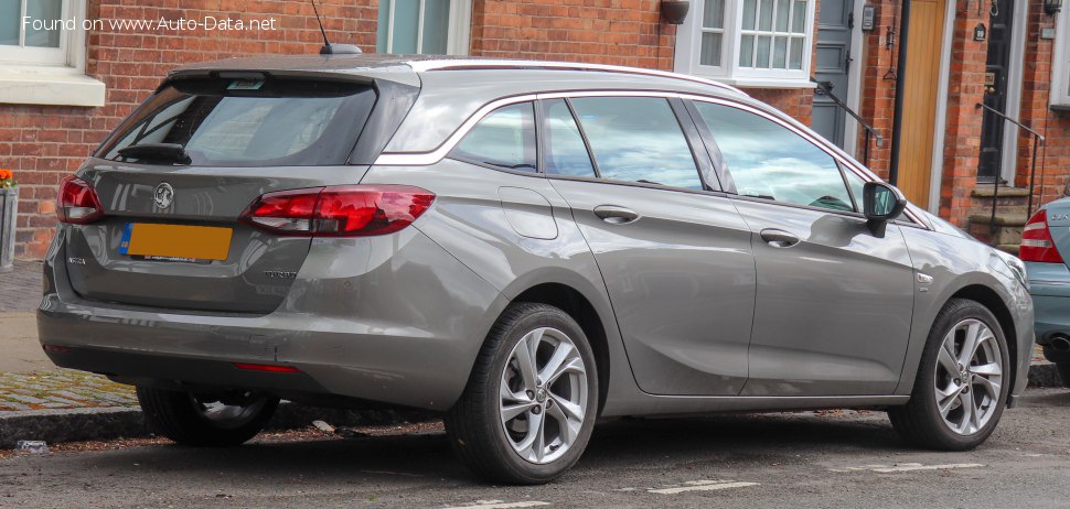 Specifications: Vauxhall Astra Mk VII Sports Tourer 1.6 CDTi (136 Hp) Automatic 2015, 2016, 2017, 2018, 2019