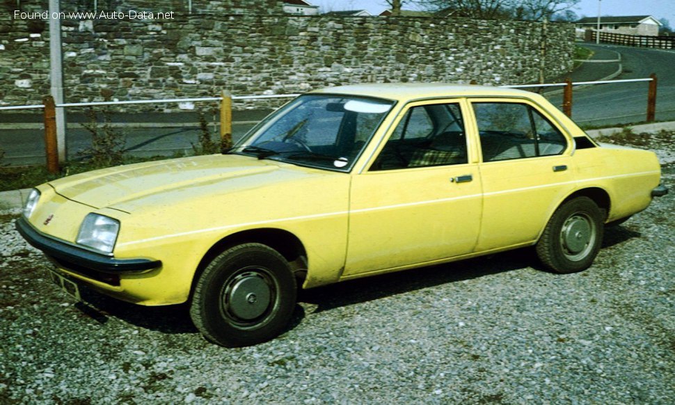 Specifications: Vauxhall Cavalier 2.0 S (100 Hp) 1977, 1978, 1979