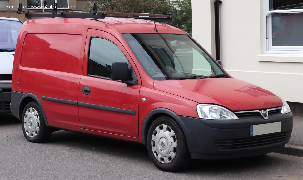 Specifications: Vauxhall Combo C 1.3 CDTI (75 Hp) 2006, 2007, 2008, 2009, 2010, 2011