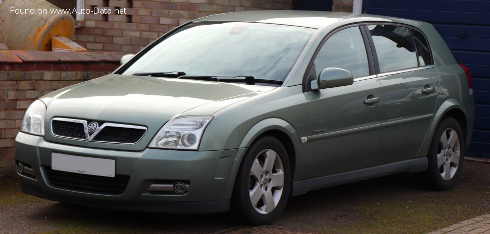 Specifications: Vauxhall Signum 2.2i 16V Direct ECOTEC (155 Hp) Automatic 2003, 2004, 2005