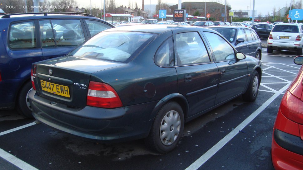 Specifications: Vauxhall Vectra B 2.5i GSi (194 Hp) 1997, 1998