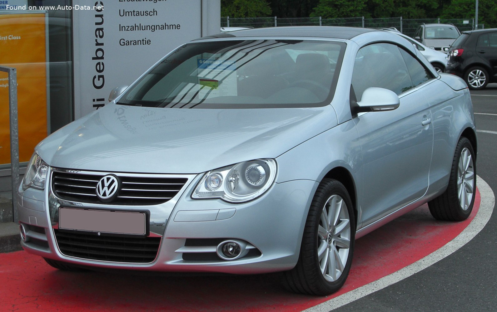 Specifications: Volkswagen Eos 2.0 16V TFSI (200 Hp) 2006, 2007, 2008, 2009
