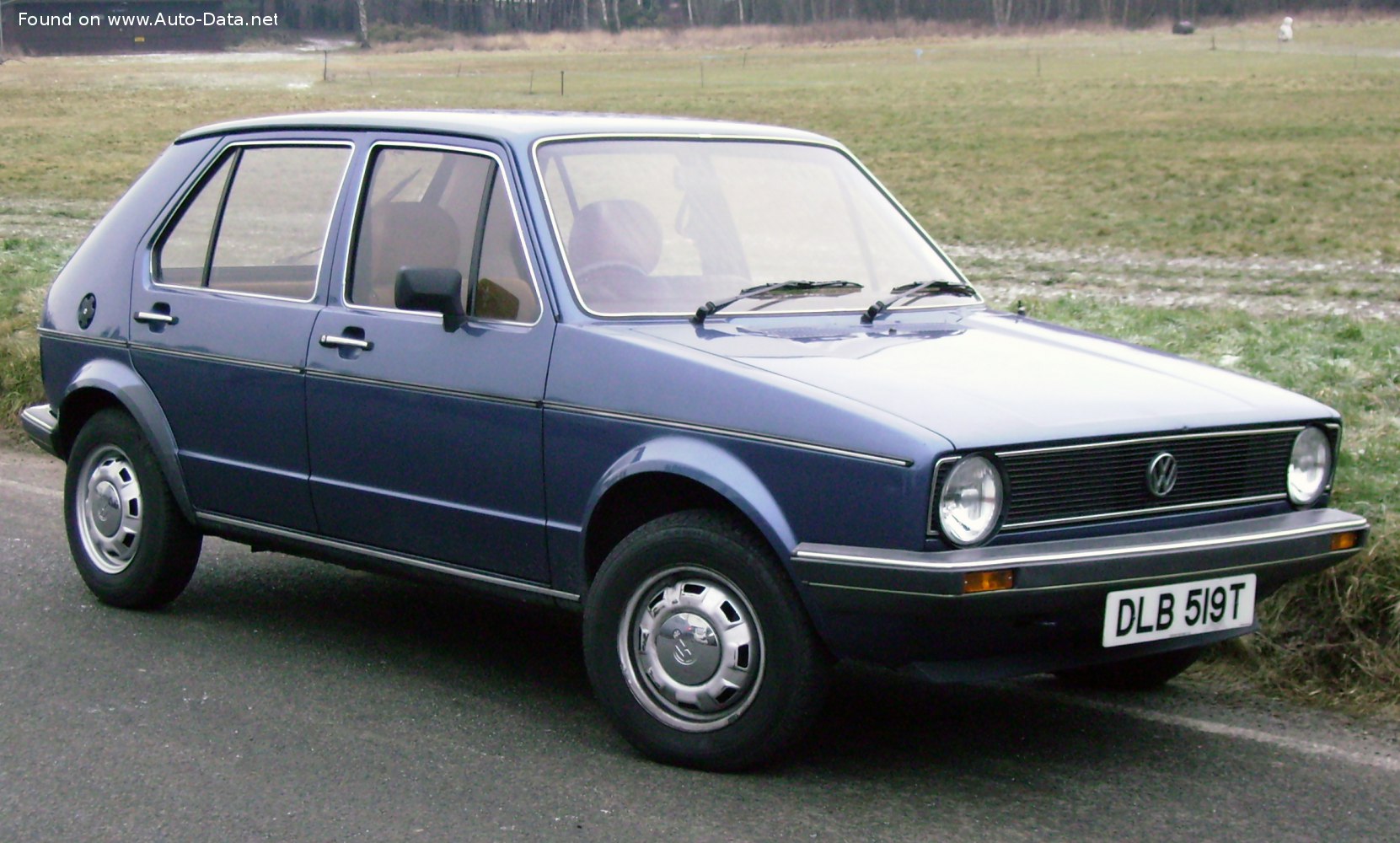 Specifications: Volkswagen Golf I (5-door) 1.1 (50 Hp) 1979, 1980, 1981