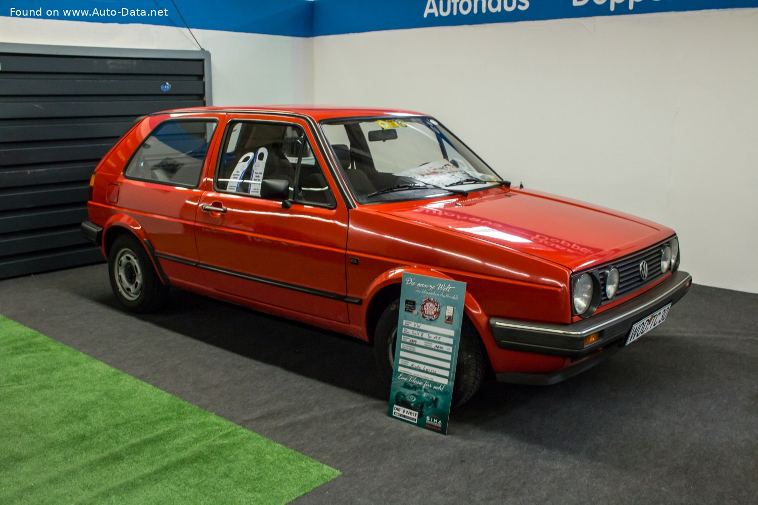 Specifications: Volkswagen Golf II (3-door) 1.3 (55 Hp) 1983, 1984, 1985