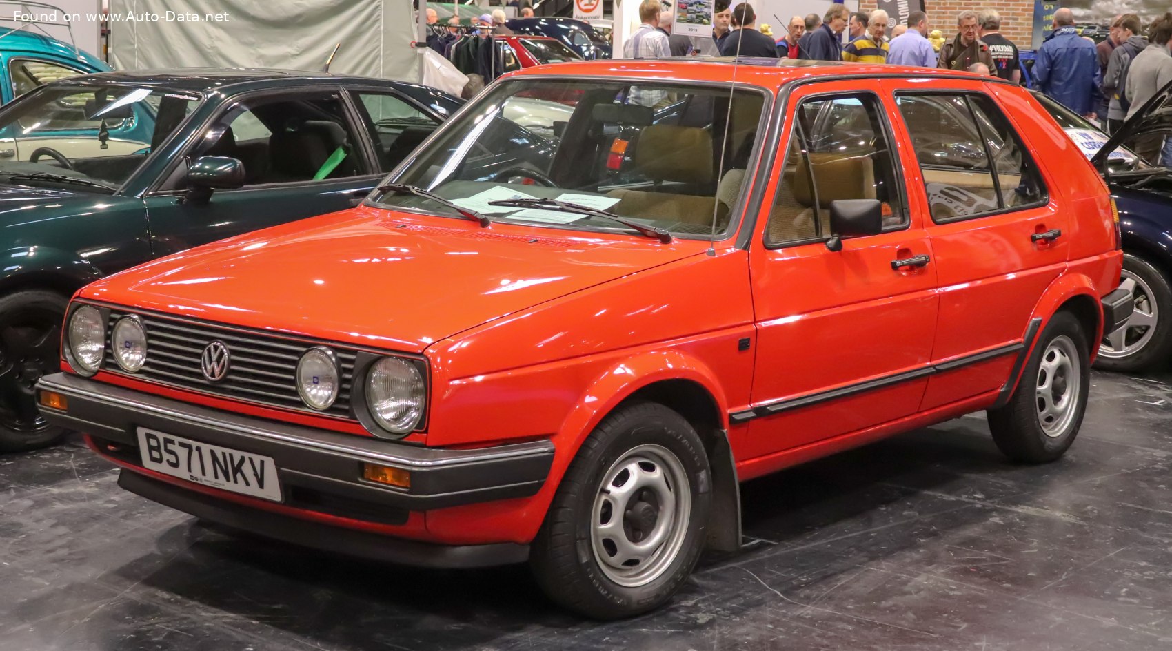 Specifications: Volkswagen Golf II (5-door) 1.6 (75 Hp) 1983, 1984, 1985, 1986, 1987