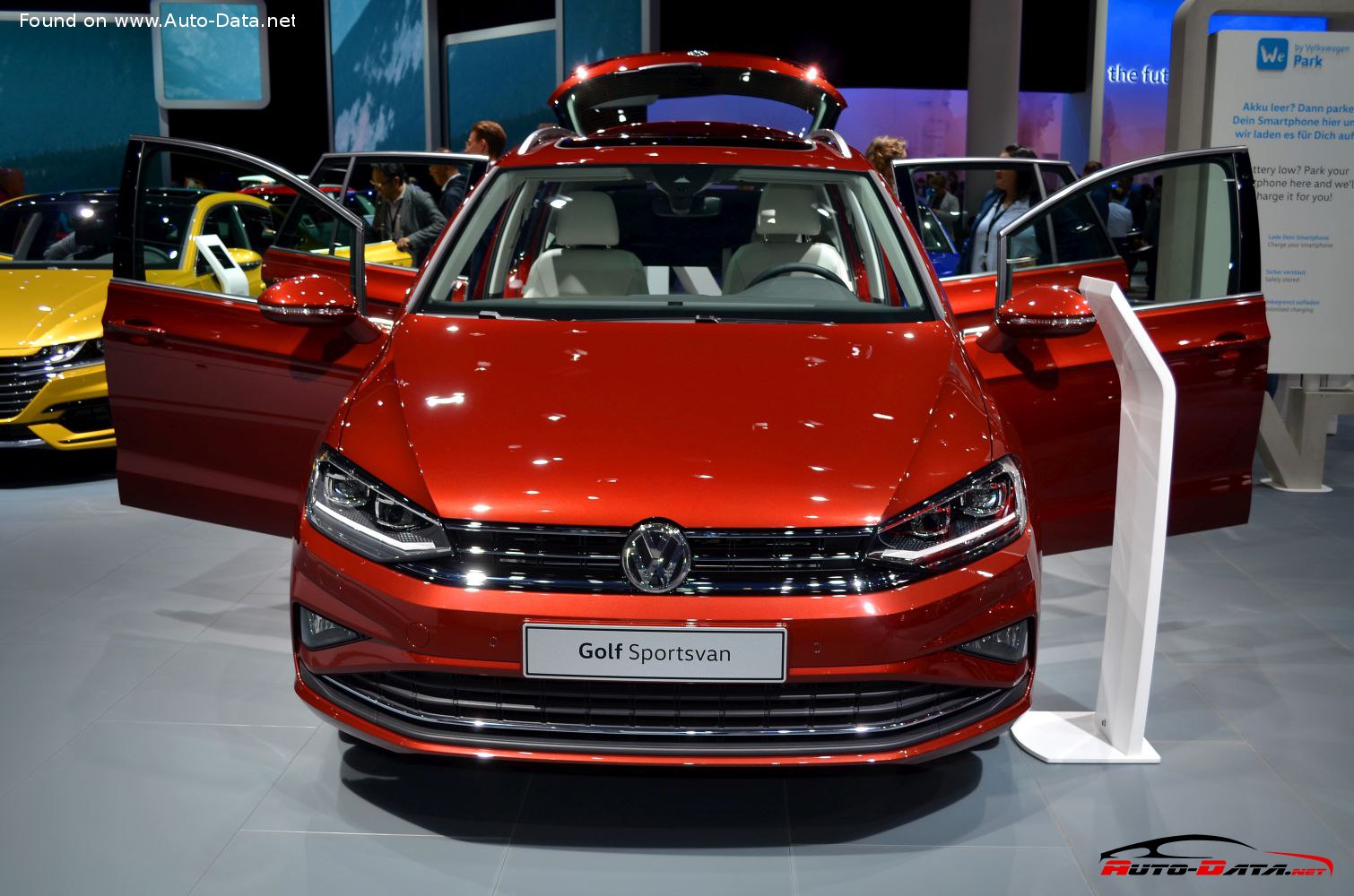 Specifications: Volkswagen Golf VII Sportsvan (facelift 2017) 1.6 TDI SCR (116 Hp) DSG 2017, 2018, 2019