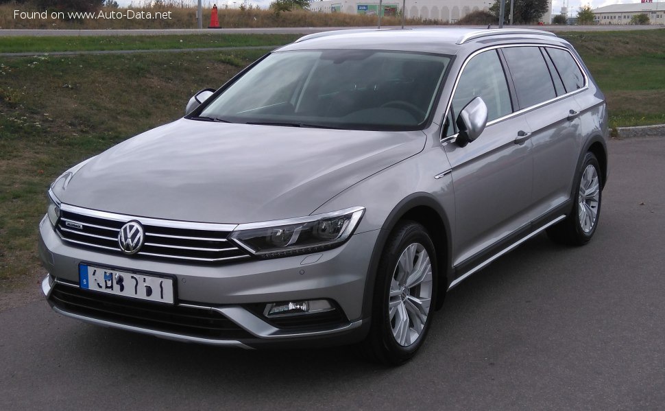 Specifications: Volkswagen Passat Alltrack (B8, facelift 2019) 2.0 TDI (200 Hp) 4MOTION DSG 2020, 2021, 2022, 2023