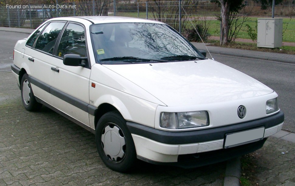 Specifications: Volkswagen Passat (B3) 1.6 TD (80 Hp) 1988, 1989, 1990, 1991, 1992, 1993