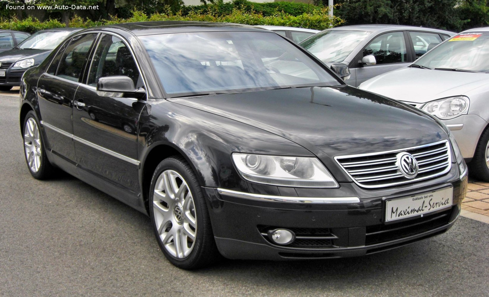Specifications: Volkswagen Phaeton 6.0 W12 48V (450 Hp) Tiptronic 4Motion 2005, 2006, 2007, 2008, 2009, 2010