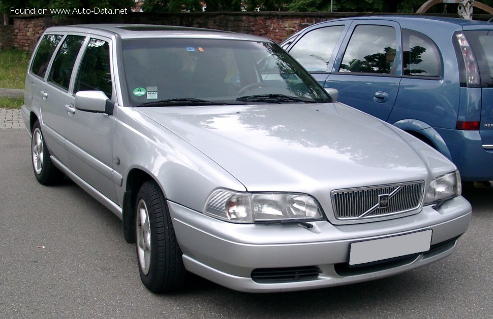 Specifications: Volvo V70 I 2.0 (126 Hp) Automatic 1996, 1997, 1998, 1999, 2000