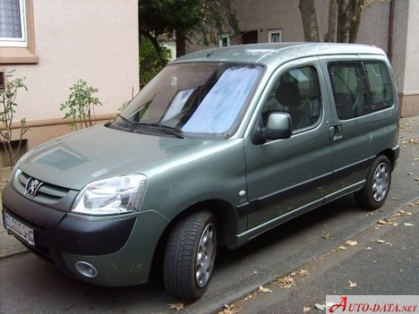 Specifications: Peugeot Partner I (Phase II, 2002) 1.9 D (69 Hp) 2002, 2003, 2004, 2005, 2006