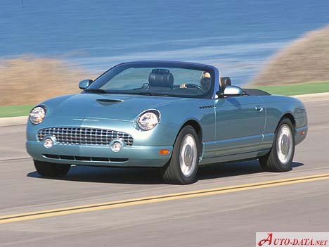 Specifications: Ford Thunderbird (Retro Birds) 4.0 i V8 32V (283 Hp) 2002, 2003, 2004, 2005, 2006