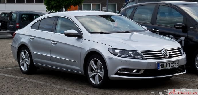 Specifications: Volkswagen CC I (facelift 2012) 1.4 TSI (160 Hp) 5 Seat 2012, 2013, 2014, 2015