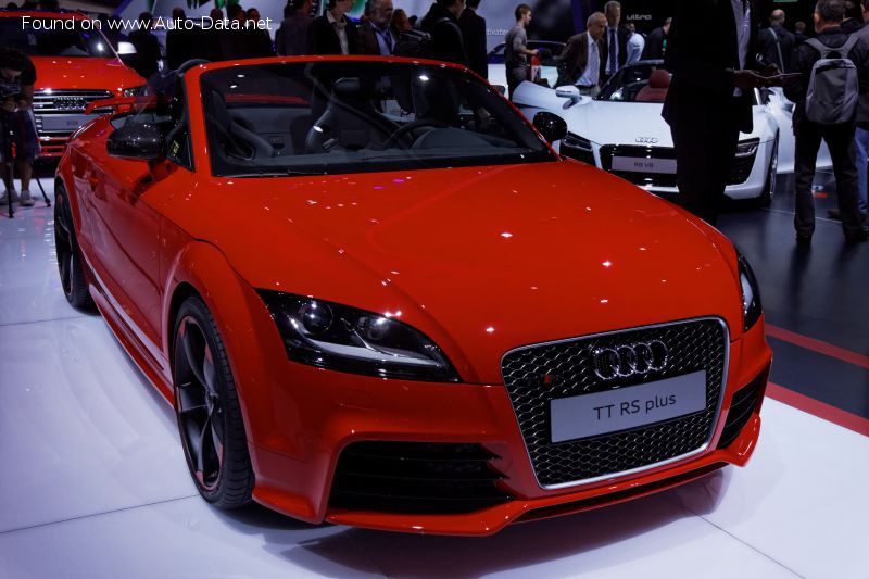 Specifications: Audi TT RS Roadster (8J, facelift 2010) 2.5 TFSI (340 Hp) quattro S tronic 2010, 2011, 2012, 2013, 2014