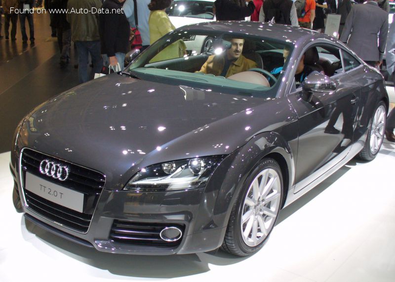 Specifications: Audi TT Coupe (8J, facelift 2010) 1.8 TFSI (160 Hp) 2010, 2011, 2012, 2013, 2014