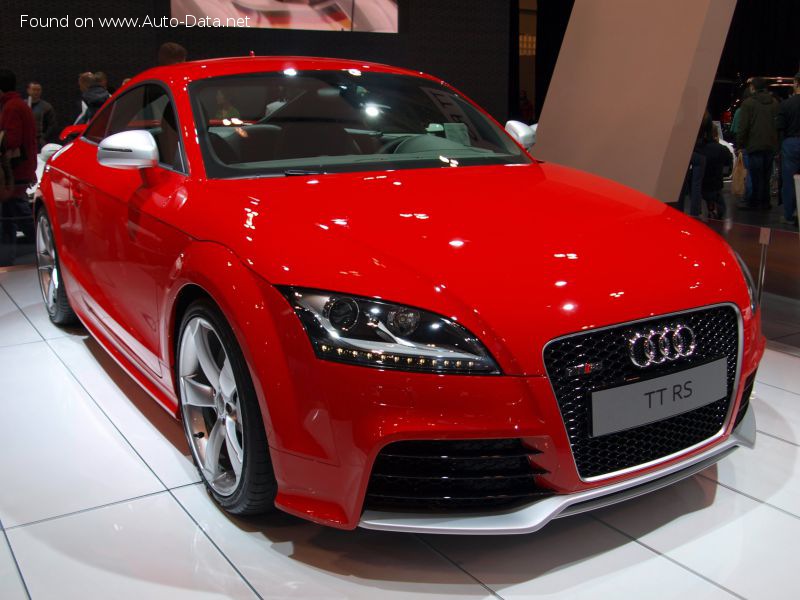 Specifications: Audi TT RS Coupe (8J, facelift 2010) 2.5 TFSI plus (360 Hp) quattro S tronic 2011, 2012, 2013, 2014