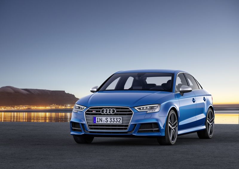 Specifications: Audi S3 Sedan (8V, facelift 2016) 2.0 TFSI (310 Hp) quattro S tronic 2016, 2017, 2018