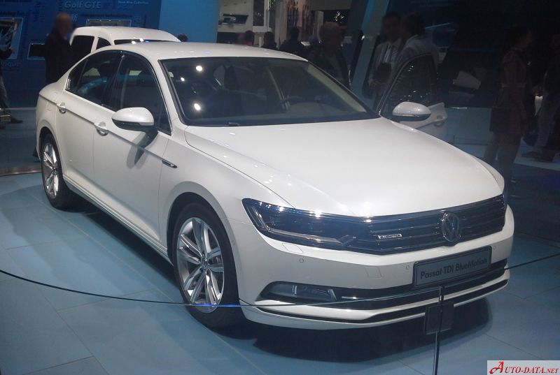 Specifications: Volkswagen Passat (B8) 2.0 TDI (150 Hp) 2014, 2015, 2016, 2017, 2018, 2019