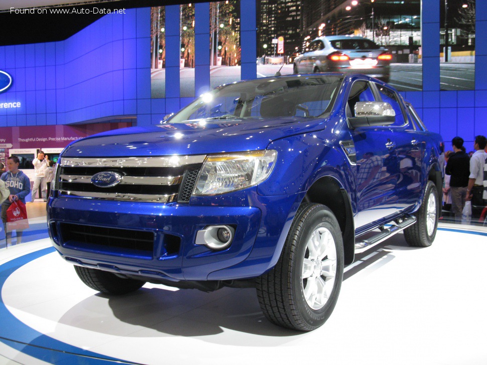 Specifications: Ford Ranger II Double Cab (facelift 2009) 2.5 TDCi (143 Hp) Automatic 2009, 2010, 2011