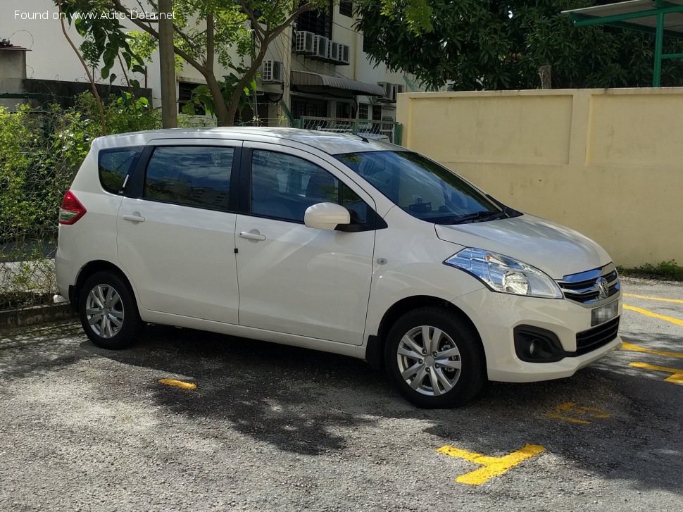 Specifications: Proton Ertiga 1.4 (92 Hp) 2016, 2017, 2018