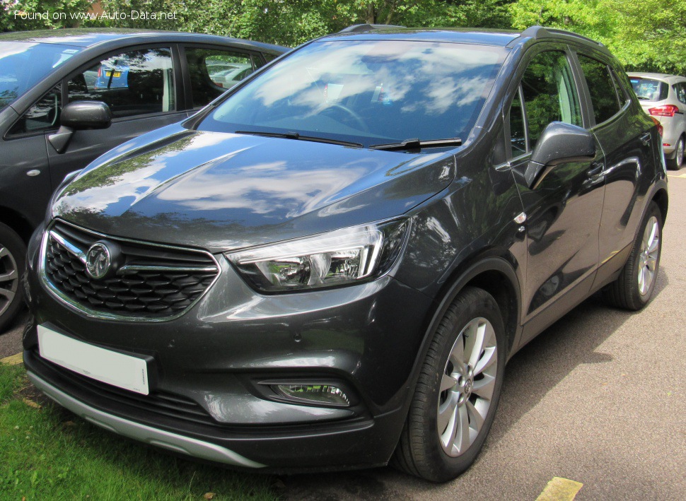 Specifications: Vauxhall Mokka X (facelift 2016) 1.6 CDTi ecoTEC (136 Hp) Automatic 2016, 2017, 2018