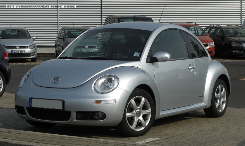 Specifications: Volkswagen NEW Beetle (9C, facelift 2005) 1.9 TDI (105 Hp) 2005, 2006